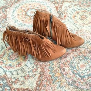 Fringe Ankle Booties